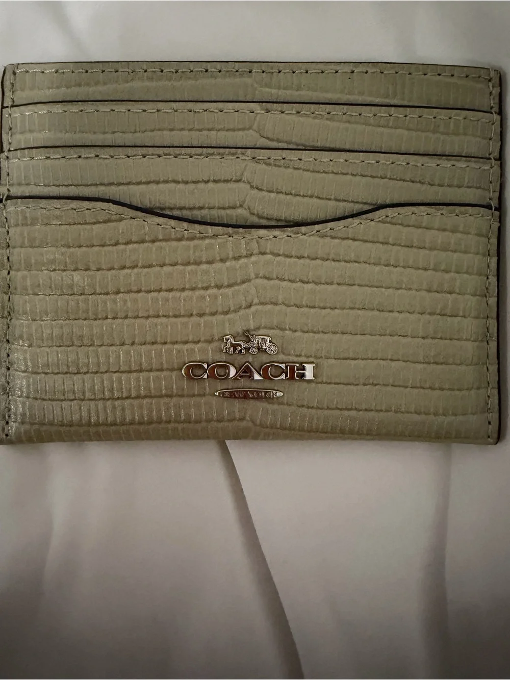 Coach slim card